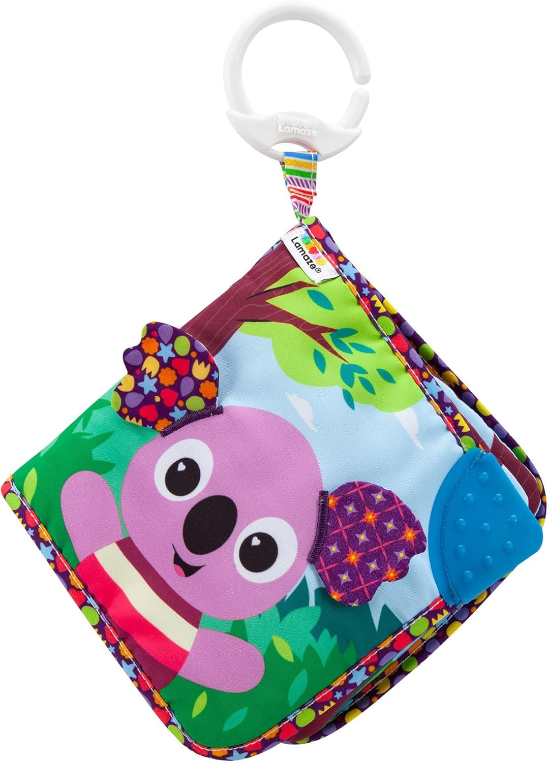 Lamaze Colorful Caterpillar Journey, hračka pro novorozence, smyslová hračka pro miminko s barvami a zvuky, vývojová hračka pro 6 měsíců chlapci a dívky, L27463 dětské hračky Naty Shop Walla Koala Soft Book