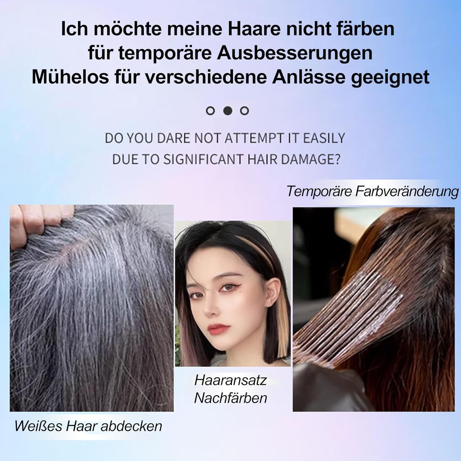 Barva ve spreji na vlasy - 30 ml Dočasná zelená barva na vlasy ve spreji, přírodní barva na vlasy Dočasná barva na vlasy ve spreji, smývatelná barva na vlasy pro party Cosplay Halloween (zelená) Naty Shop Hair Dye