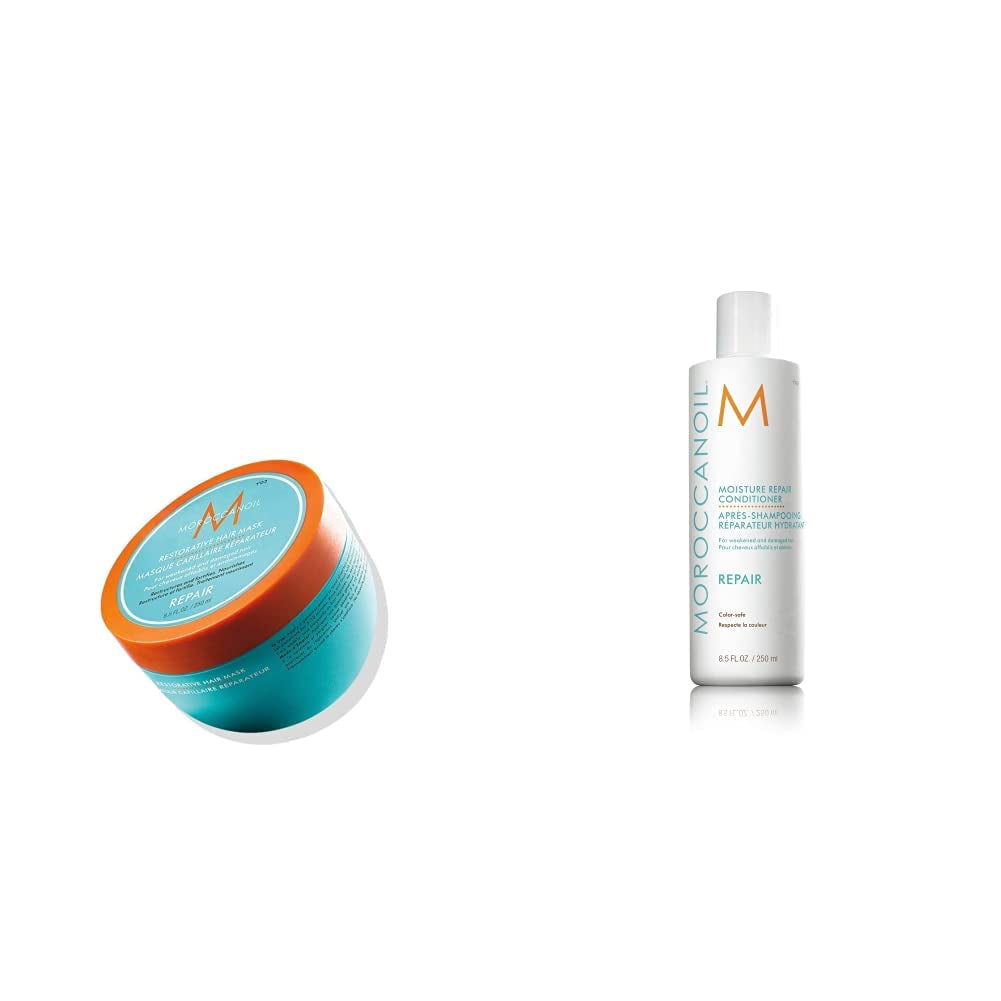 Moroccanoil Hair Strengthening Mask Naty Shop Hair Mask 250 ml (1 balení) Balení se šamponem pro extra objem