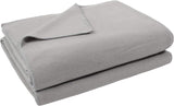 Deka Zoeppritz v barvě: Červená, Vyrobeno z 65% Polyester, 35% Viskóza, Rozměr: 160X200 Cm, 103291-235-160X200 Postele a peřiny Zoeppritz od roku 1828 920 Světle šedá Mel. Rozměr 220 x 240 cm