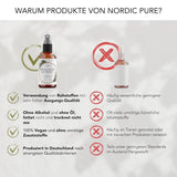 Vlasová kúra s výtažkem z bazalky z Nordic Pure | Pro péči o tenké, suché a křehké vlasy | Může zabránit vypadávání vlasů 100ml vlasová péče Naty Shop