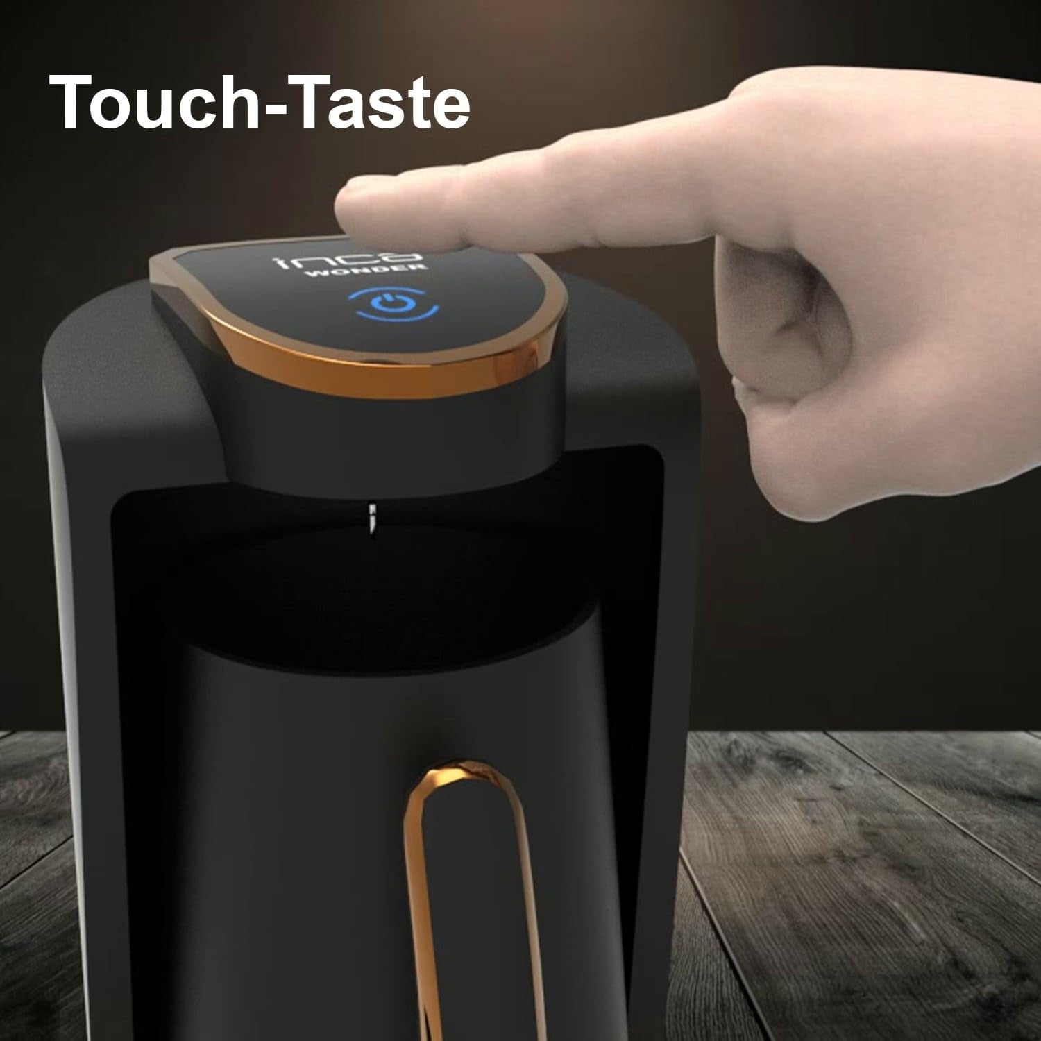 Turecká kavárna Inca | Türk Kahve Machines | 250 ml (1-4 šálky) | 400W | IKM-01 | Ochrana proti rozlití a varu bez vody | Topná deska z nerezové oceli | Automatické vypnutí | Pro perfektní tureckou kávu