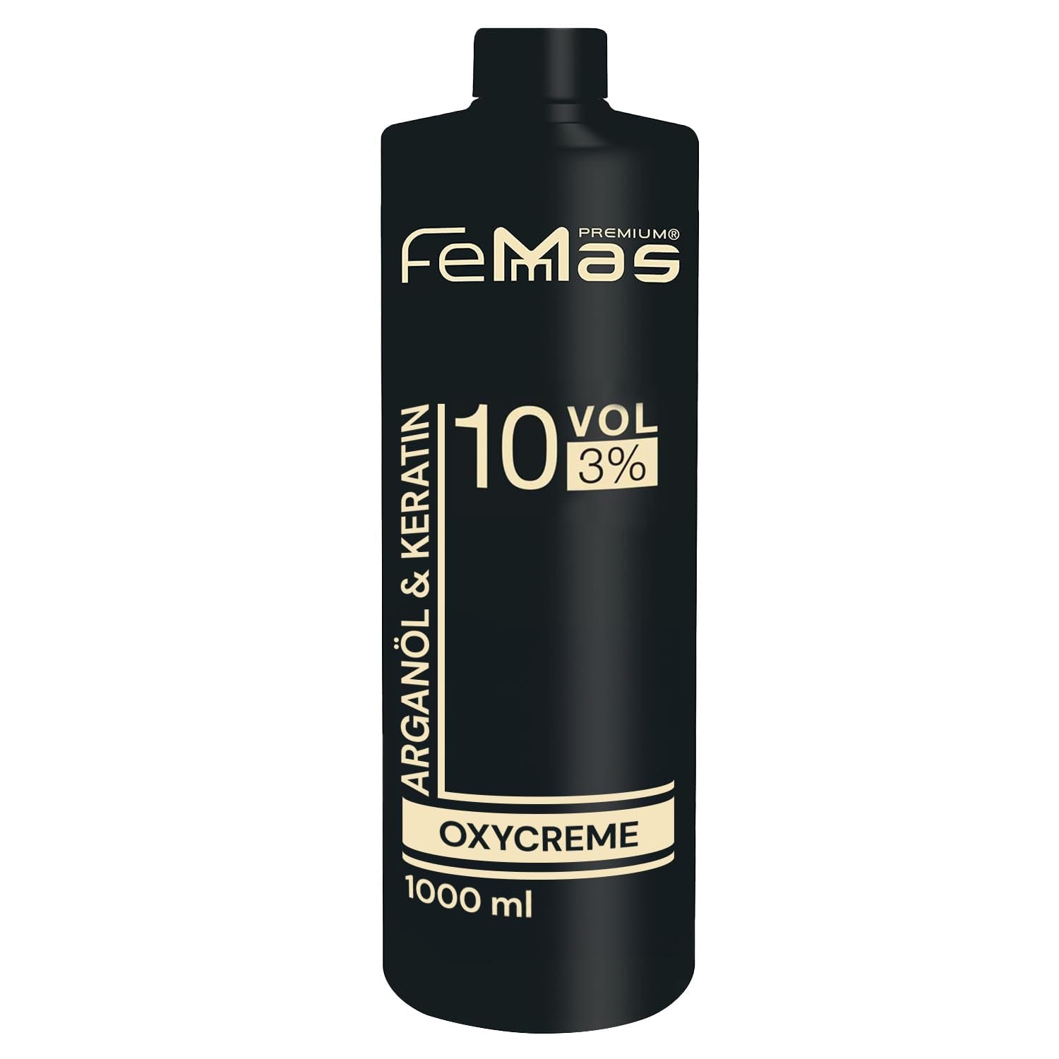 FemMas Oxycreme v 6% 1000 ml I Oxidační činidlo pro barvení a barvení vlasů I Snadná aplikace a optimální fixace I Vývojka pro jednotné výsledky v salonní kvalitě I Vývojka na barvení vlasů Barva na vlasy Naty Shop 3 1 litr (1 balení)