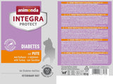 Animonda INTEGRA PROTECT vlhké krmivo pro diabetické kočky s krůtím masem (24 x 85 g), doporučené veterináři pro diabetes, kompletní dietní krmivo pro dospělé kočky vyvinuté ve spolupráci s veterináři.