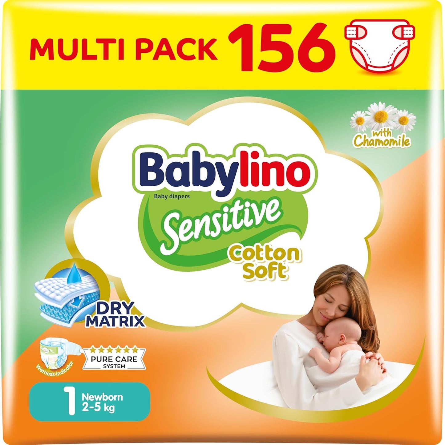 Dětské plenky Sensitive vel. 4, Maxi (8-13 kg), 20 kusů