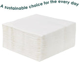 Table Kind 100 bílých měkkých ubrousků ve velkém, vysoce kvalitní ubrousky pro párty, catering a každodenní použití, FSC, udržitelné a recyklovatelné, vyrobené v EU | 2vrstvý | 33 cm