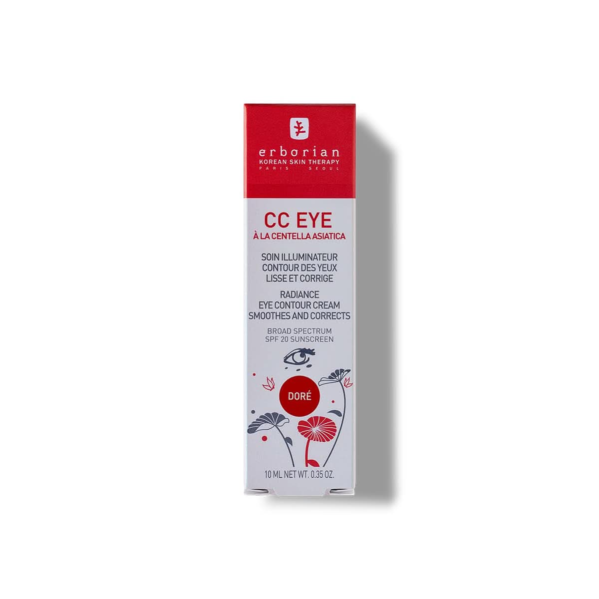 Erborian - CC Eye Cream Gold s Centella Asiatica - Korektor očních kontur Kosmetika a kosmetika Naty Shop