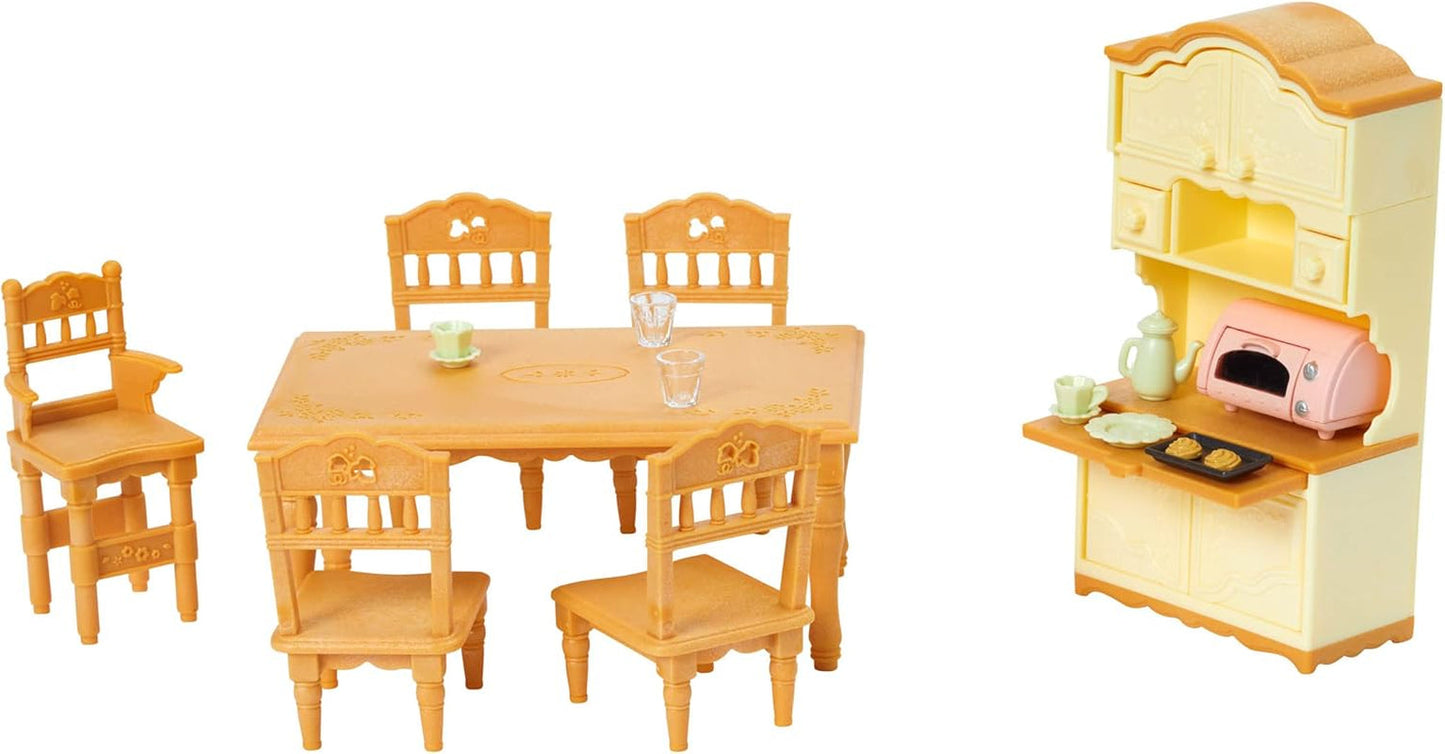 5716 Městský dům s podkrovím - Domeček pro panenky & - 5340 - Venkovský dům Obývací pokoj NOVINKA Plast Malé Vícebarevné