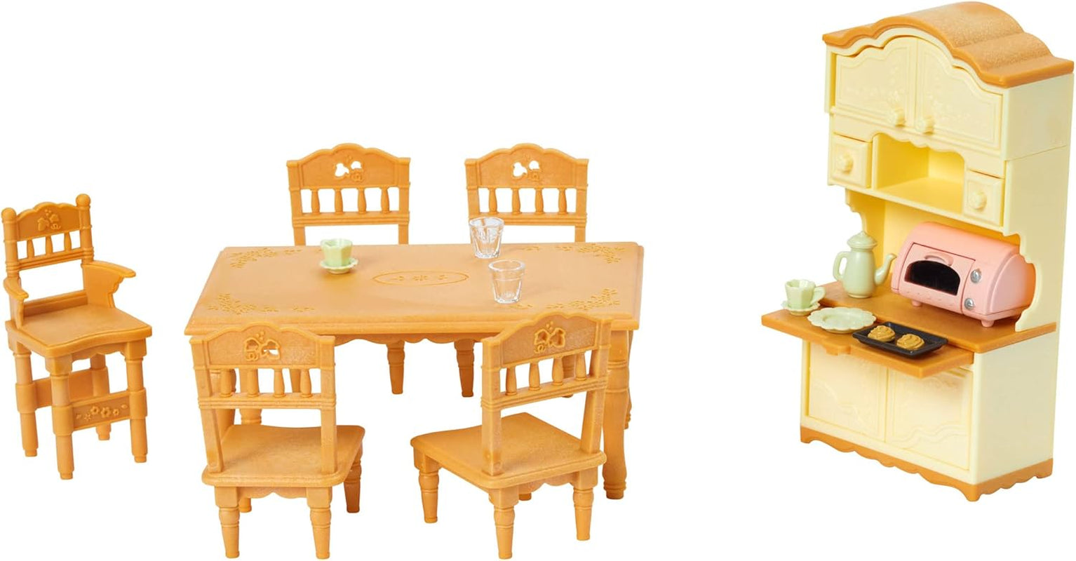 5716 Městský dům s podkrovím - Domeček pro panenky & - 5340 - Venkovský dům Obývací pokoj NOVINKA Plast Malé Vícebarevné