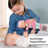 Panenka BABY born pro miminka Fee Soft Body s kapsami na prsty na pažích 26cm vysoká maňáska 834695 Zapf Creation