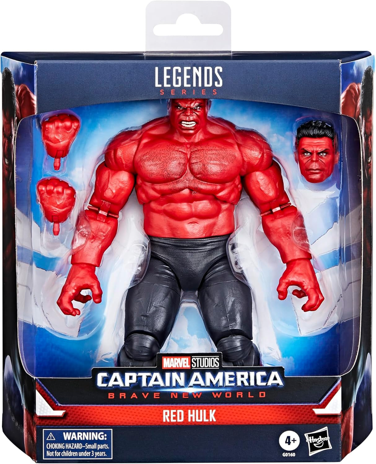 Akční figurka Marvel Legends Series Red Hulk (Měřítko: 15 cm) Pro Captain America: Akční figurky Brave New World Naty Shop