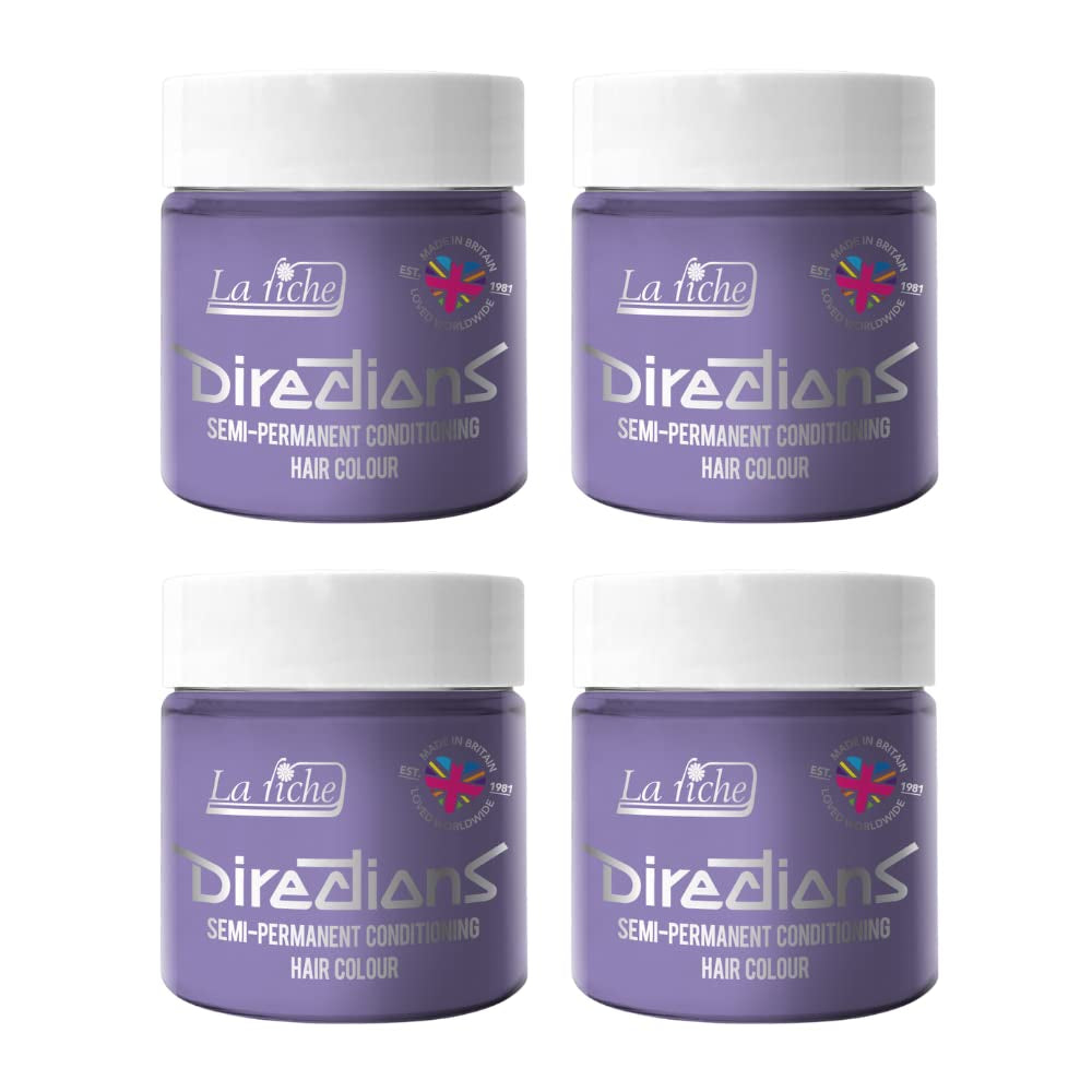 Directions semipermanentní barva na vlasy 100 ml krabička 4 balení (Pillarbox Red) Barva na vlasy Naty Shop Antique Mauve 100 M (balení 4 ks)
