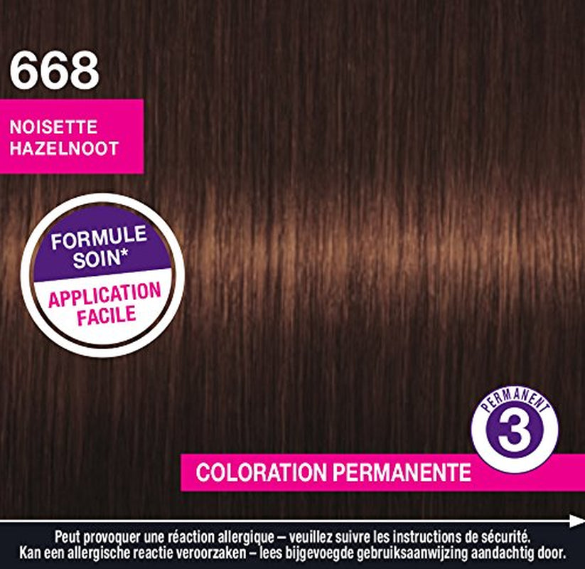 Permanentní barvicí pěna Perfect Mousse, 668 Hasellnuss Hair Dye Shop Naty Shop