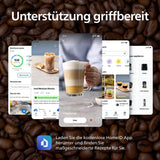 Automatický espresso kávovar PHILIPS řady 2200 - 2 kávové speciality, dotykový displej, klasický napěňovač mléka, keramický mlýnek, matná černá (EP2220/10)