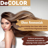 Systém barvení vlasů DeColor Time | odstranění barvení vlasů | přiveďte zpět svou přirozenou barvu vlasů | odstranění lakované barvy | 330 ml barva na vlasy Naty Shop