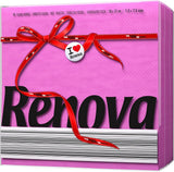 Papírové ubrousky Renova Red Label Fuchsia - 70 ubrousků