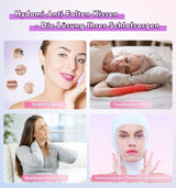 Hydomi Polštář proti vráskám 2-v-1 Anti-Aging Kosmetický polštář Ortopedický polštář na podporu krku Polštář z paměťové pěny na bolest šíje a ramen, který udrží vaši hlavu rovnou Ortopedické polštáře na krk Naty Shop