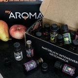 Myarom | Sada: Forest & Meadow - Čistá přírodní příchuť s příchutí ovoce a příchutí ovoce (5 x 10 ml) | Sladidla Naty Shop bez cukru a neslazená