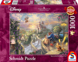 Schmidt Spiele Puzzle 59475 - Thomas Kinkade, Disney's Beauty and the Beast, 1000dílné puzzle [exkluzivně pro Amazon] Puzzle Naty Shop Výchozí název