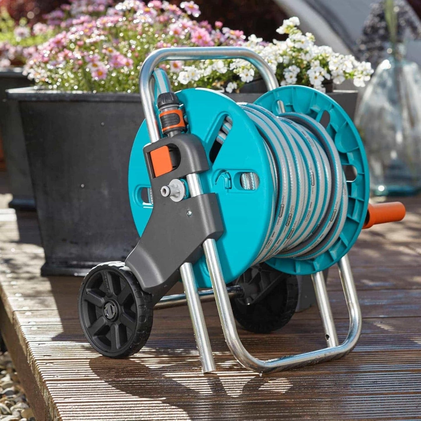 GARDENA CleverRoll S hadicový vozík, naviják na hadici, kompaktní úložiště (18500-20)