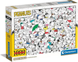 Clementoni - 39804 - Impossible Puzzle Peanuts - 1000dílné puzzle pro dospělé a 14 let, dovednostní hra pro celou rodinu Puzzle Naty Shop Výchozí název