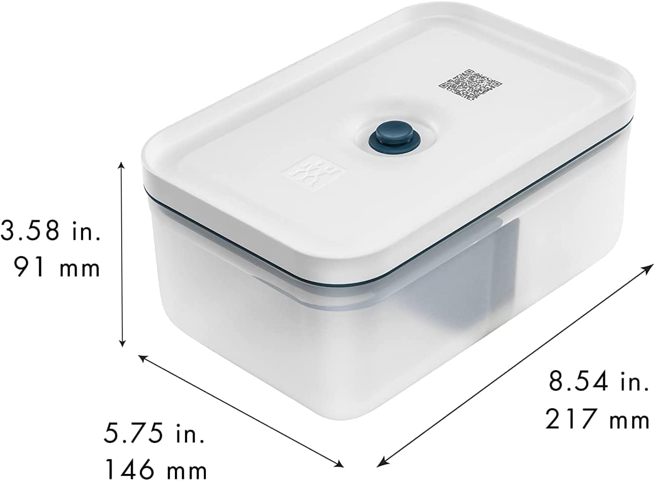 Sada vakuových obědových boxů Zwilling Fresh & Save / lednice, 3 ks, plast, poloprůhledné, úložné boxy La Mer Food Naty Shop