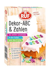 RUF Mini Marshmallows, pastelové barvy, 45 gramů Naty Shop Letters + Numbers 32 gramů