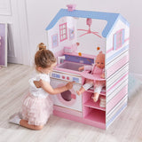 Olivia's Little World Teamson Kids dřevěné panenky, 45 cm, oboustranné, pro děti TD-11460W