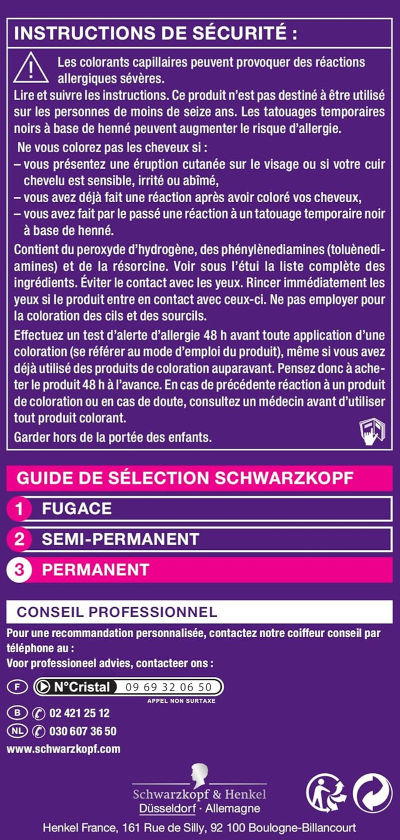 Permanentní barvicí pěna Perfect Mousse, 668 Hasellnuss Hair Dye Shop Naty Shop