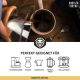 Degustační sada celozrnné kávy 5 x 350 g | Discovery balíček Kávová zrna v dárkové sadě | arabština | Fair Trade | Vegan | Ideální pro automatické kávovary na espresso, kávovary na espresso s filtrem, přelévací stroje na espresso a francouzské lisy | KRÁLOVSKÝ BARISTA