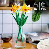 Narcisy LEGO Botanicals - Velikonoční dárky pro dívky a chlapce - Umělé květiny pro děti - Kytice jako dekorace do pokoje nebo kanceláře - Dárek pro ženy - 40747 Stavebnice Besuche den LEGO-Store