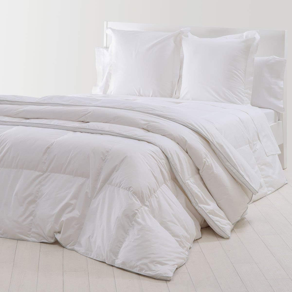 Platina, husí peří, 300 G/M², 240 X 220 Cm, bílá (bílá) Peřiny a přikrývky Naty Shop