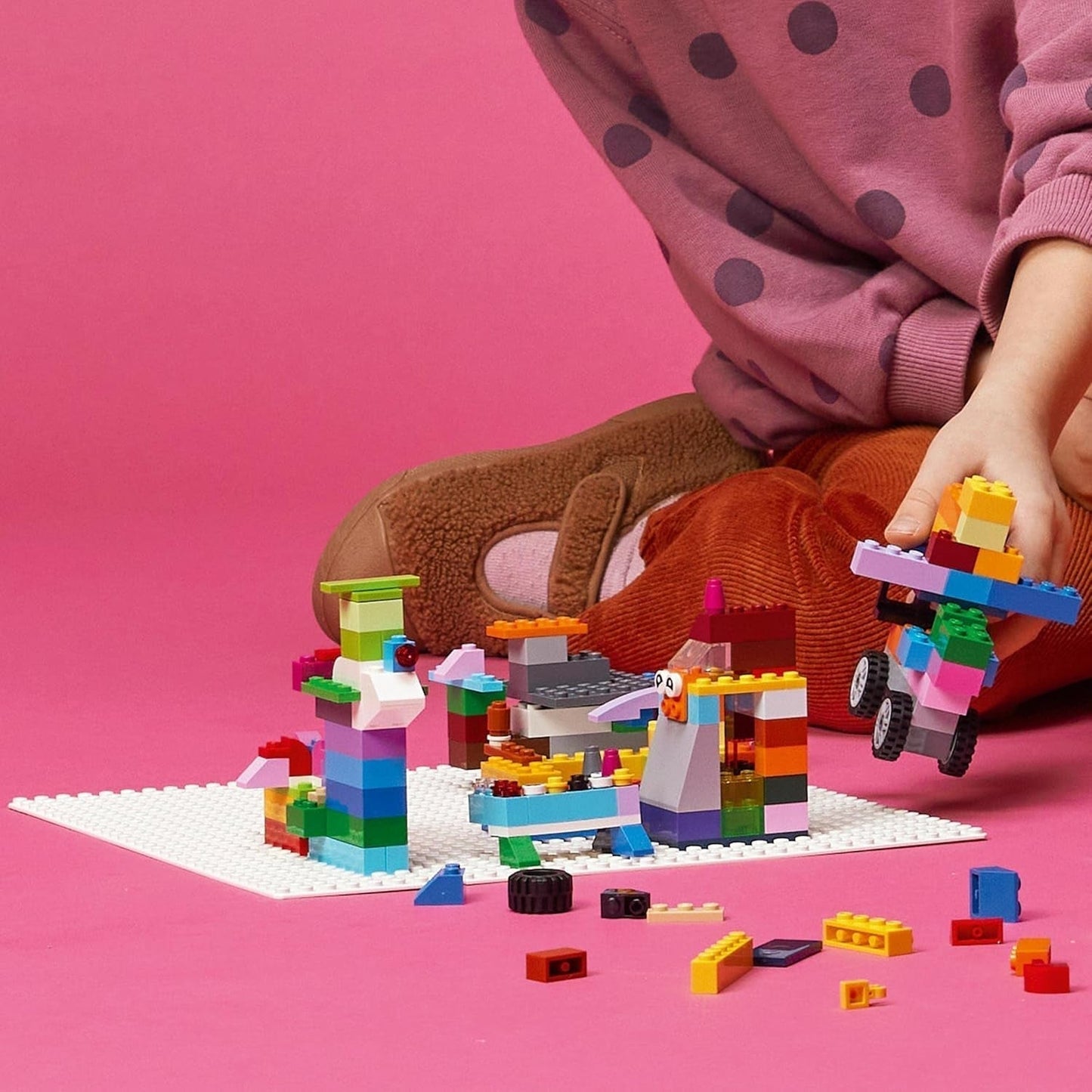 LEGO 11026 Classic Bílá stavebnice Čtvercová základní deska se zářezy 32x32 jako základní sady Stavebnice Stavebnice Besuche den LEGO-Store