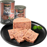 LEONARDO Mokré krmivo [6x400g játra] | Mokré krmivo pro kočky bez obilovin | Kompletní mokré konzervy