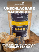 Simply Keto The Light Lower Carb* Chléb, Směs na bezlepkový chléb, 260 gramů Kitchen Naty Shop