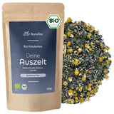 Večerní čaj BIO 100 g - Váš odpočinek s kozlíkem, levandulí, meduňkou, heřmánkem, směs bylinných čajů pro večerní relax