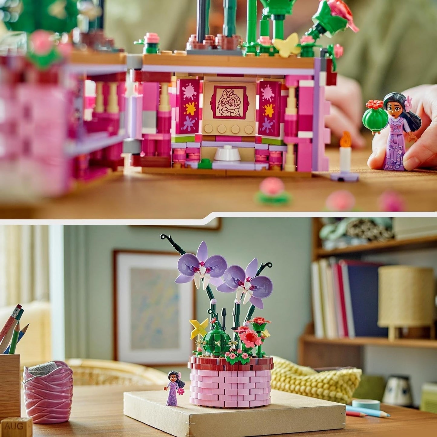 LEGO Ç€ Disney Encanto Isabellin květináč, dětská stavebnice orchidej, dekorativní stavebnice s minipanenkou filmové postavy, tip na dárek pro dívky a chlapce od 9 let 43237 Stavebnice Beuche den LEGO-Store