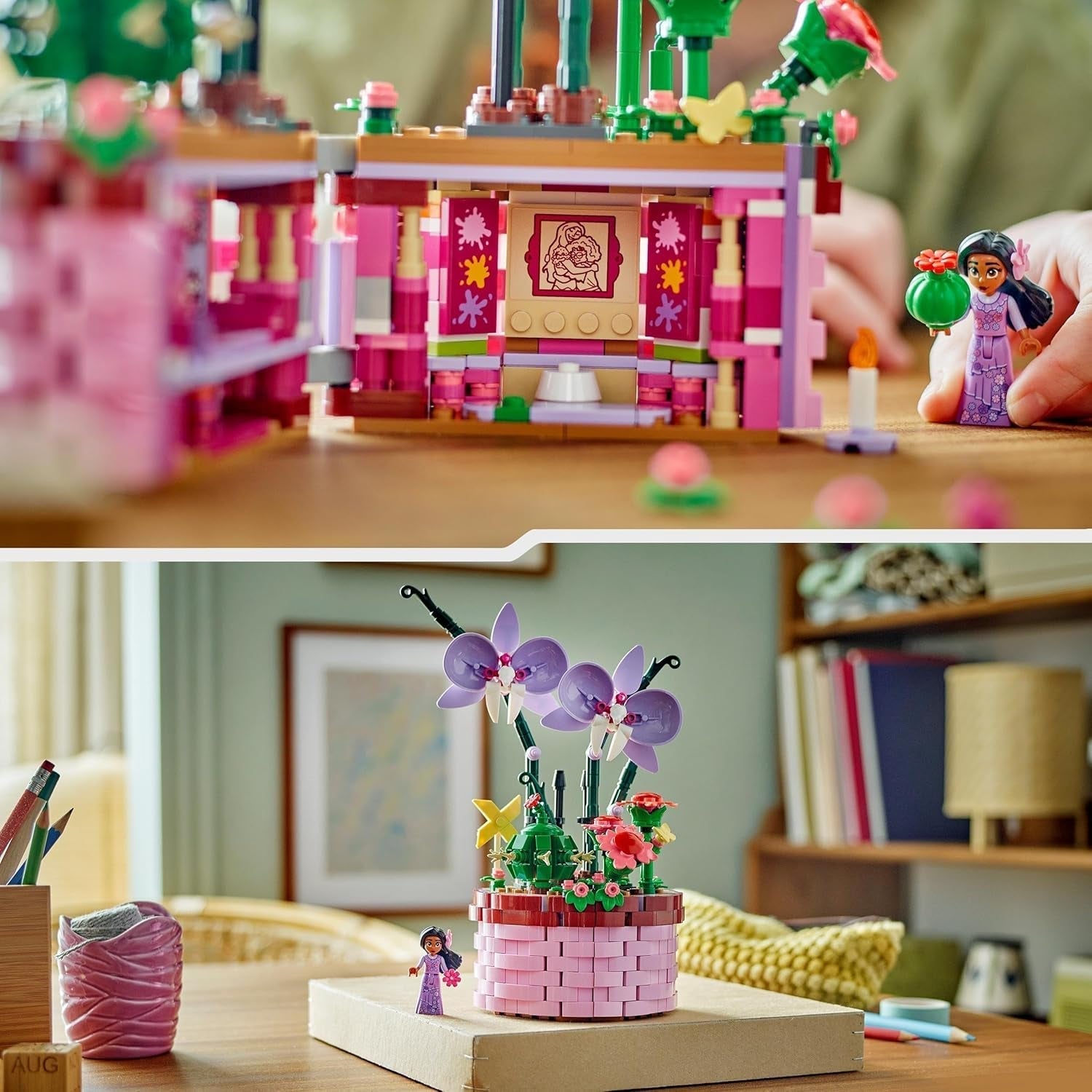 LEGO Ç€ Disney Encanto Isabellin květináč, dětská stavebnice orchidej, dekorativní stavebnice s minipanenkou filmové postavy, tip na dárek pro dívky a chlapce od 9 let 43237 Stavebnice Beuche den LEGO-Store