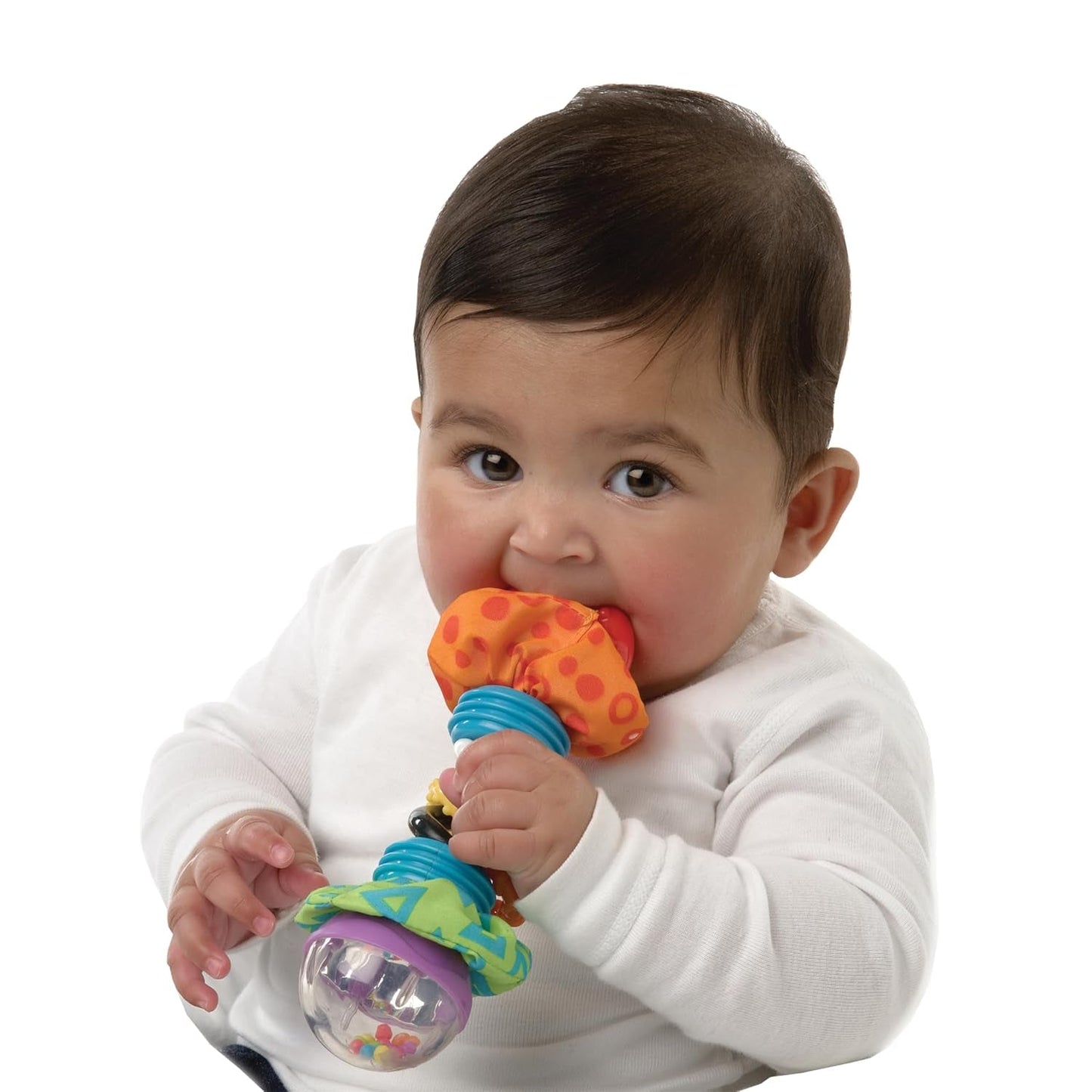 Playgro Rattle Super Shaker - chrastící míček pro miminka - chrastící míček - chrastící míček pro děti - chrastící míček - motorika - dětská hračka - motorika pro miminka - barevné Toys Bebe Naty Shop