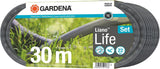 Gardena Liano Life 1/2 palcová textilní hadice, sada 30 m: Extrémně flexibilní textilní zahradní hadice s PVC vnitřní hadicí, nezalomená, lehká, odolná proti povětrnostním vlivům (18457-20)