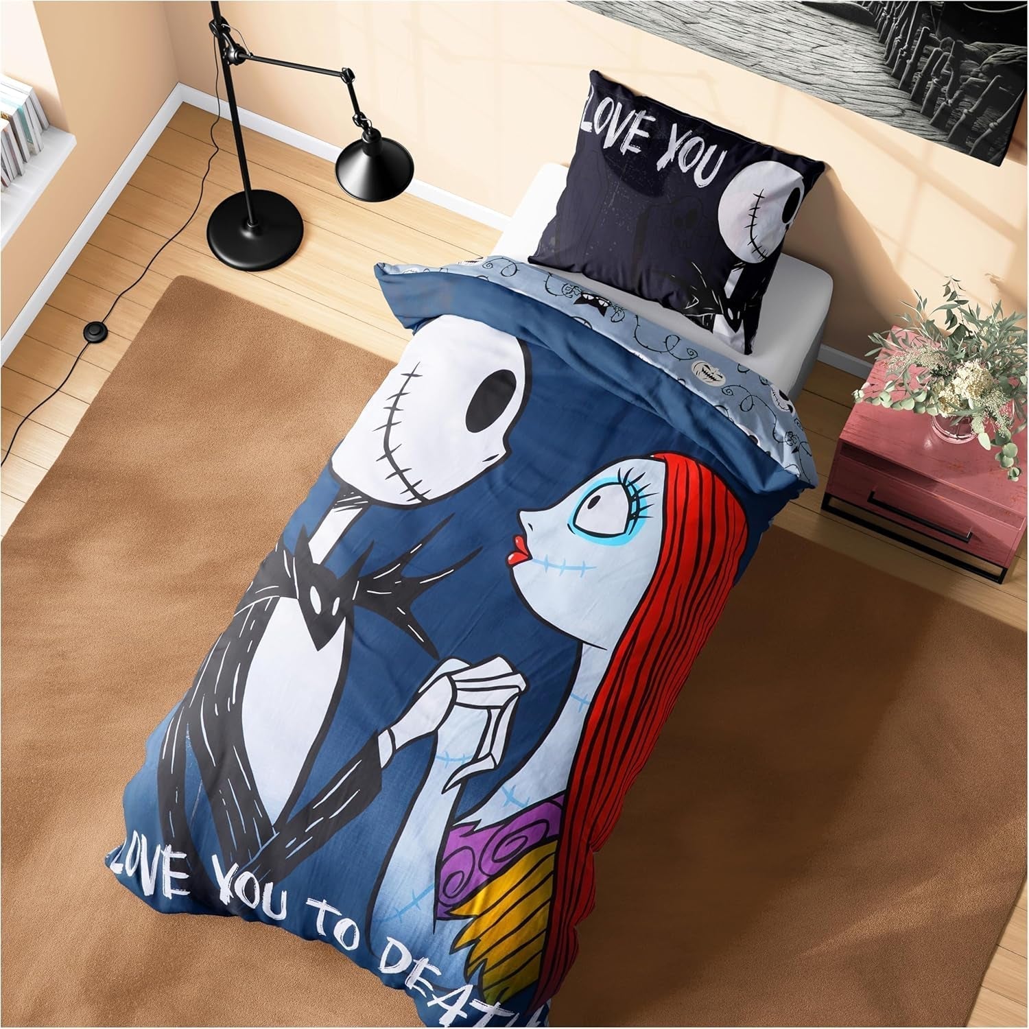 Povlečení pro děti a teenagery Povlečení - dětské Naty Shop Black Jack Sally - Single