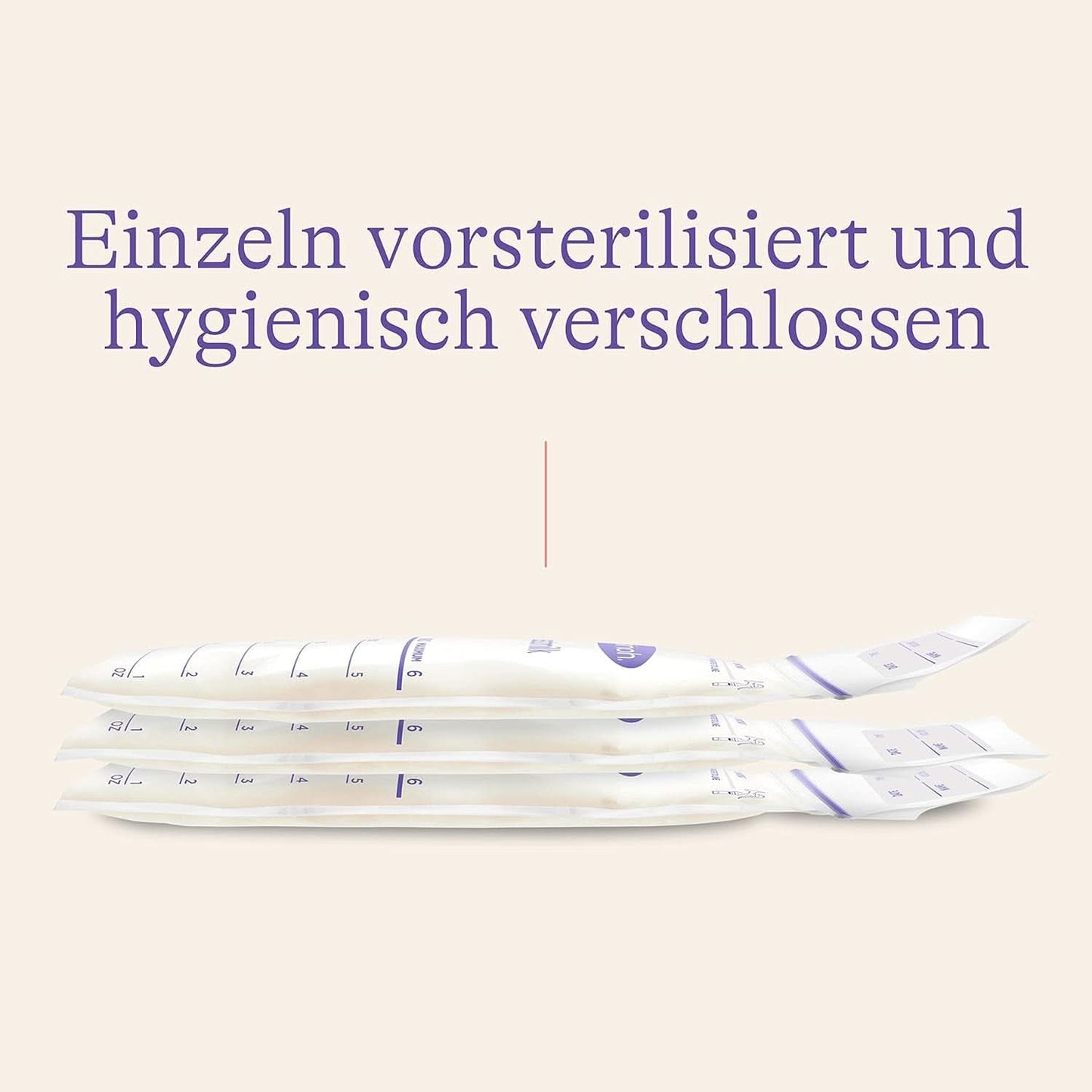 Lansinoh Muttermilchbeutel - 25 Stück - Zum Sicheren Aufbewahren Und Einfrieren Von Muttermilch - Hygienisch & Platzsparend Příslušenství Jídlo a kojení Bebe Naty Shop