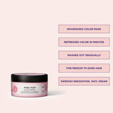 Maria Nila Color Refresh 300 ml - Vyživující barevná bomba obsahující dočasné barvicí pigmenty, které rychle osvěží barvu vlasů. 100% vegan. Bez sulfátů a bez parabenů. Barva na vlasy Naty Shop