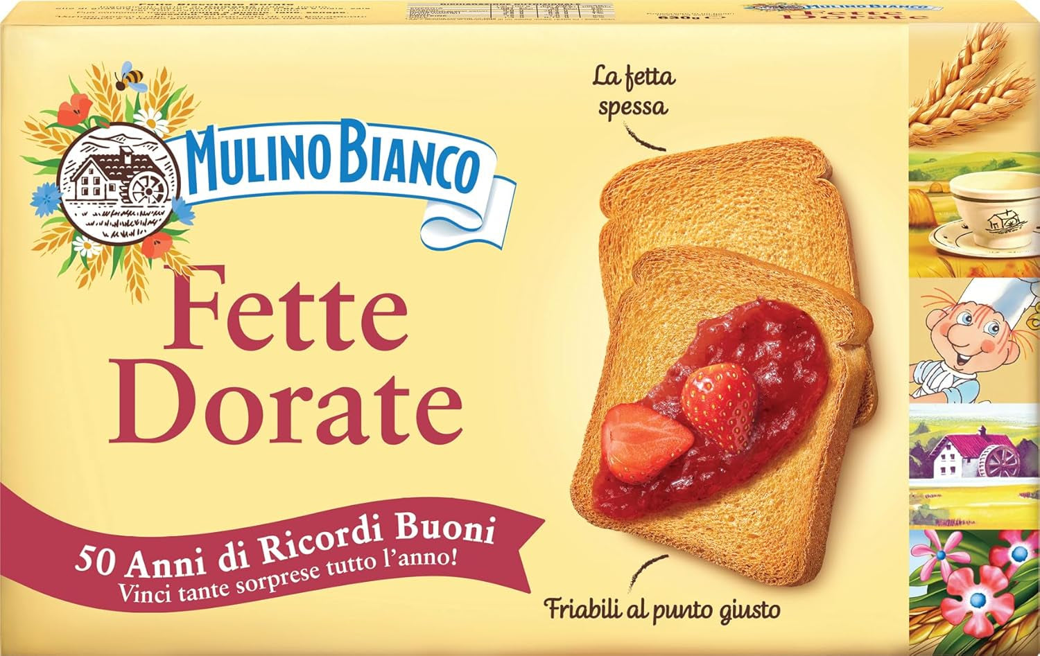 , Tučný biscottate Golden - 630 gr
