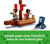 LEGO Minecraft Plavba pirátskou lodí Oliheň a velbloud Postava piráta Hračka na stavbu lodi Dárek pro chlapce a dívky 8 let 21259 Stavebnice Besuche den LEGO-Store