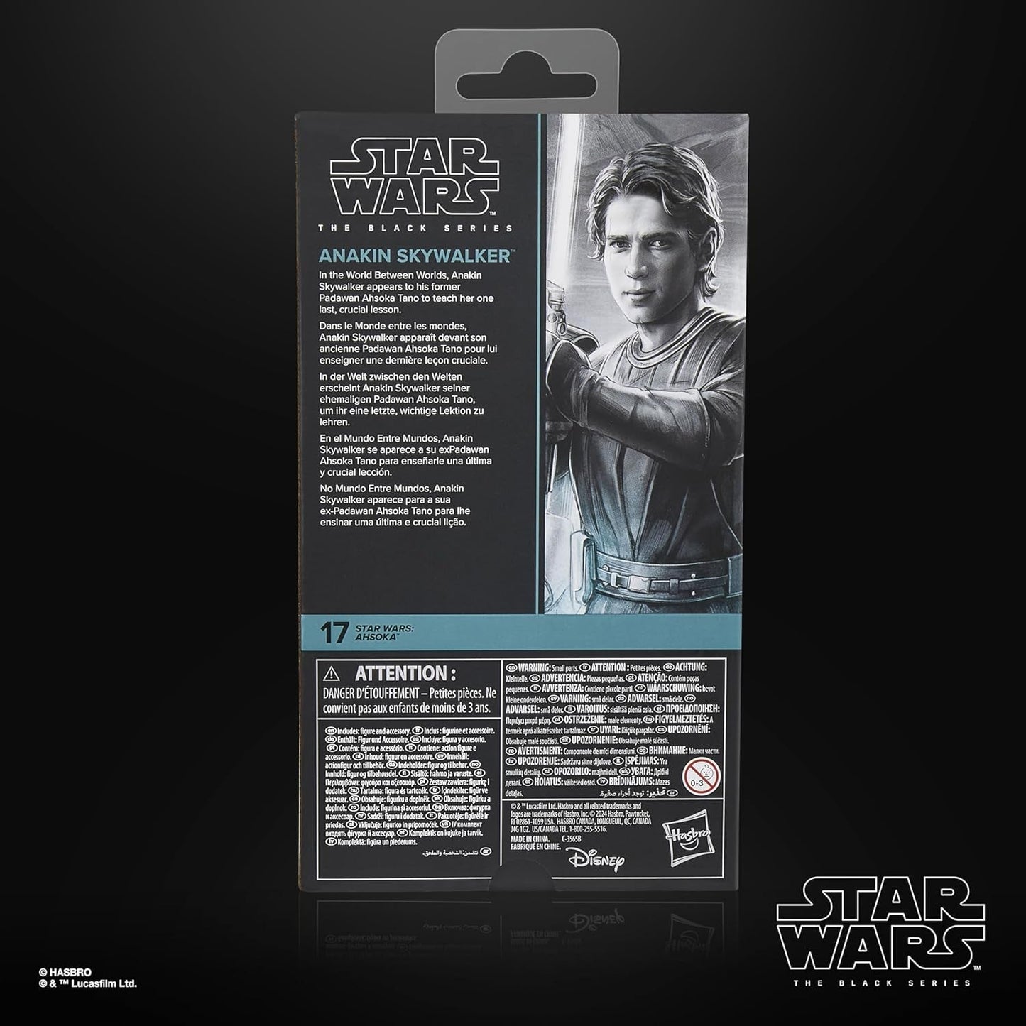Star Wars Černá série Anakin Skywalker, Star Wars: Ahsoka prémiová sběratelská akční figurka (15 cm) Akční figurky Naty Shop