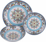 18dílný porcelánový jídelní servis, 6 různých sad talířů, Andalusie