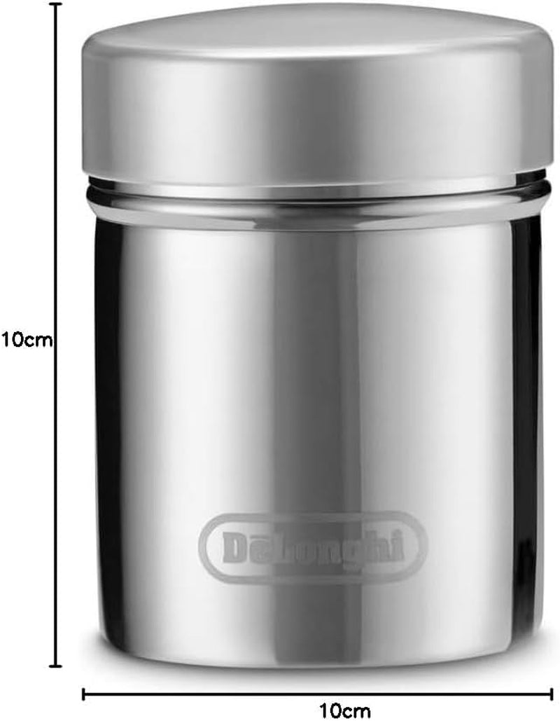 De'Longhi DLSC061 Nerezový šejkr na kakao, 175 ml, stříbrný