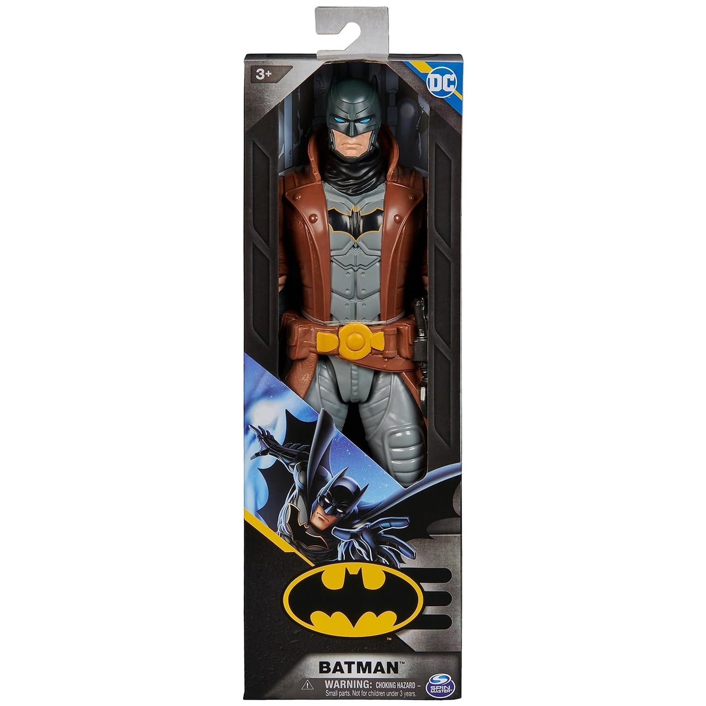 DC Comics Batman akční figurka 30 cm vysoká, plně pohyblivá pro vzrušující dobrodružství a akční kaskadérské kousky Hračka pro děti od 3 let Akční figurky Naty Shop