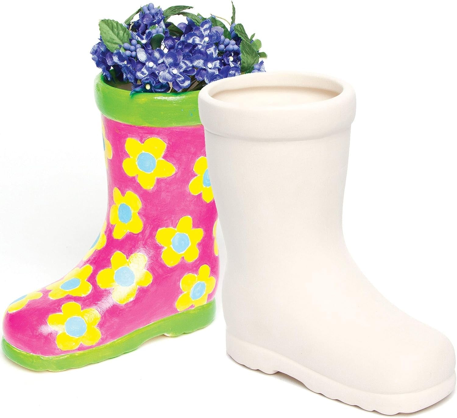 Baker Ross 'Wellies' keramické hrnce pro děti (2 ks)